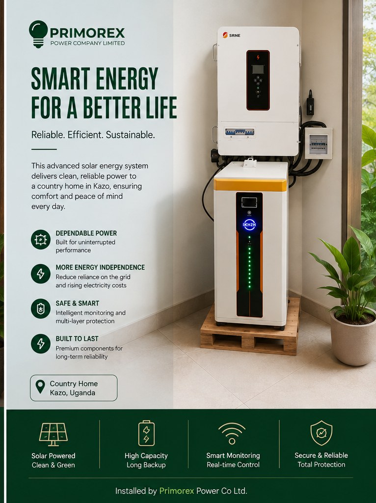 Country Home solar and battery system, Kazo